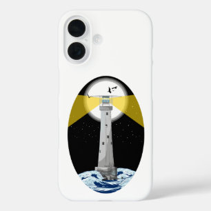 Funda iPhone 16 Faro de rock de Bishop
