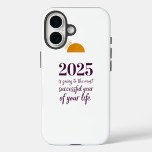 Funda iPhone 16 Feliz año nuevo 2025