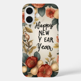 Funda iPhone 16 Feliz Año Nuevo Diseño de iPhone 16