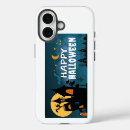 Funda iPhone 16 Feliz Helloween