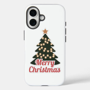 Funda iPhone 16 Feliz Navidad iPhone 16 Funda: Nuevo modelo festiv