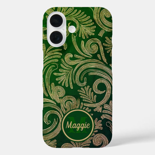 Funda iPhone 16 Fernos congelados: Whimsy invernal (Reverso )