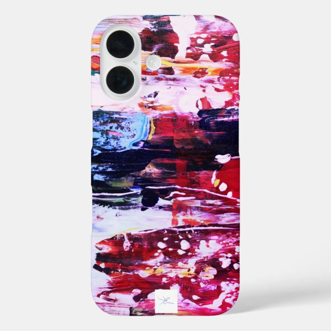 Funda iPhone 16 Festivité variation rose (Reverso )