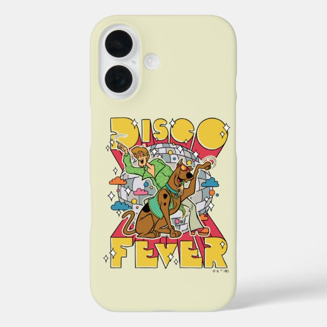 Funda iPhone 16 Fiebre Disco con Scooby y Shaggy (Reverso )