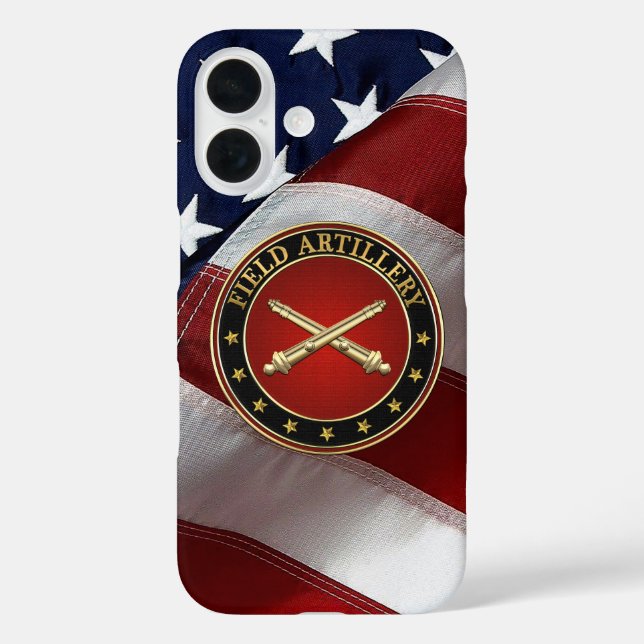 Funda iPhone 16 Field Artillery Branch Insignia Special Edition (Reverso )