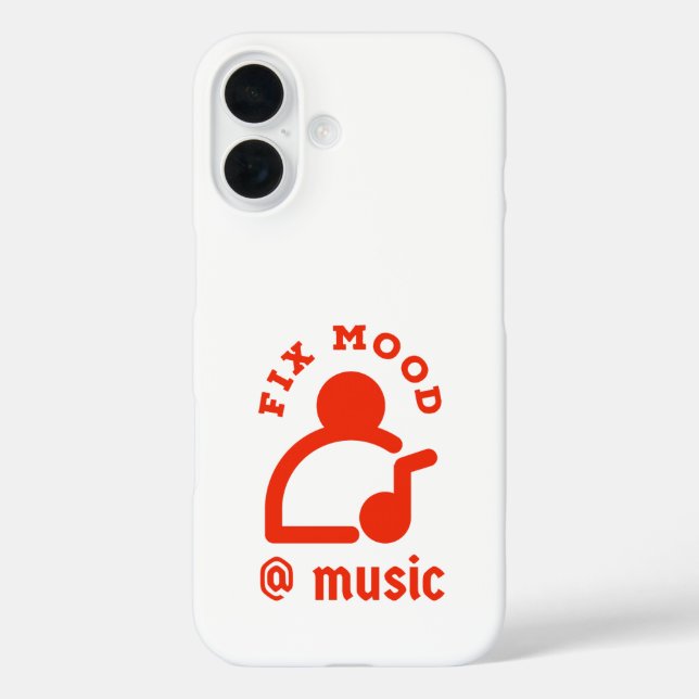 Funda iPhone 16 Fix Mood @By Music iPhone / iPad case (Reverso )