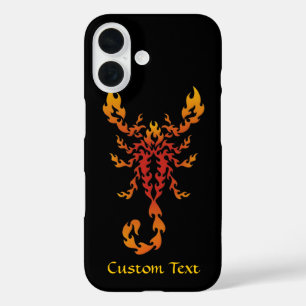 Funda iPhone 16 Flames Scorpion