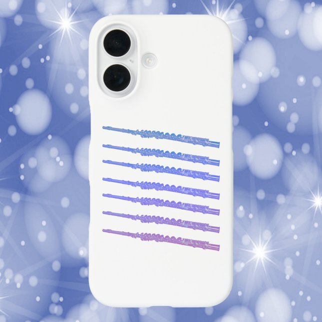 Funda iPhone 16 Flauta azul rosa morado (Subido por el creador)