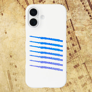 Funda iPhone 16 Flautes Blue Ombre