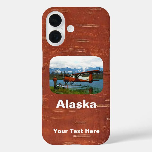Funda iPhone 16 Floatplane De Havilland Beaver - Alaska (Reverso )