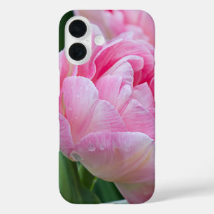 Funda iPhone 16 Flor de belleza doble tulipano