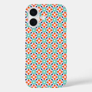 Funda iPhone 16 Flor geométrica