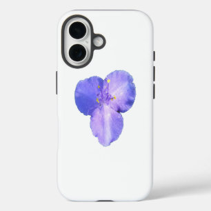 Funda iPhone 16 Flor silvestre de primavera Trillium con rocío