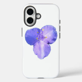 Funda iPhone 16 Flor silvestre de primavera Trillium con rocío
