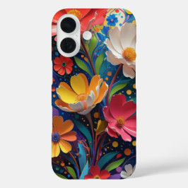 Funda iPhone 16 Floral