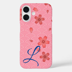 Funda iPhone 16 Floral japonesa de cerezo