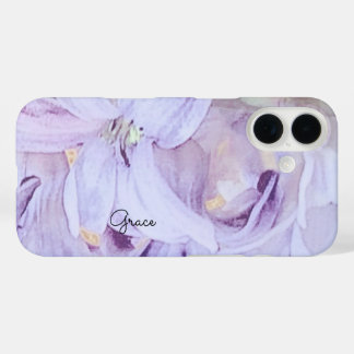Funda iPhone 16 Floral personalizada
