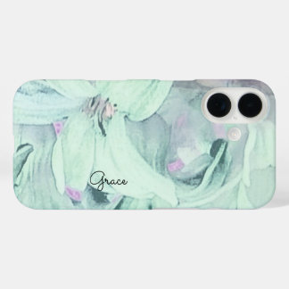 Funda iPhone 16 Floral personalizada