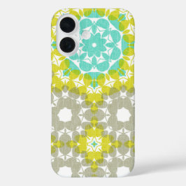 Funda iPhone 16 Floral retro