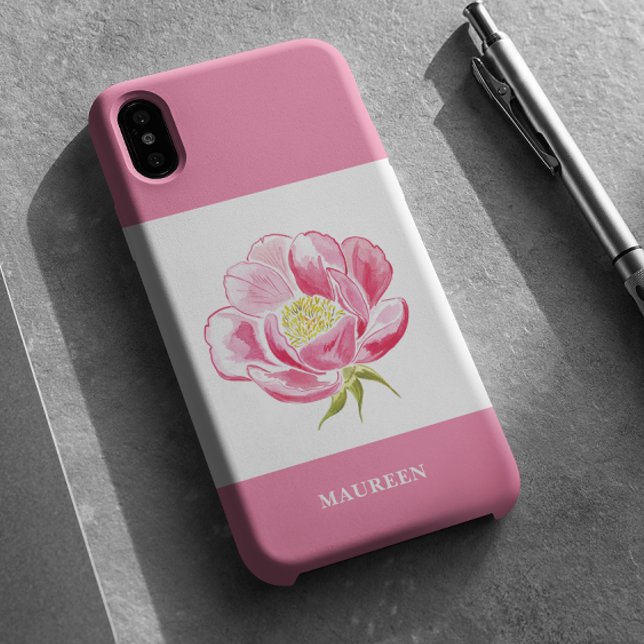 Funda iPhone 16 Floral rosa (Subido por el creador)