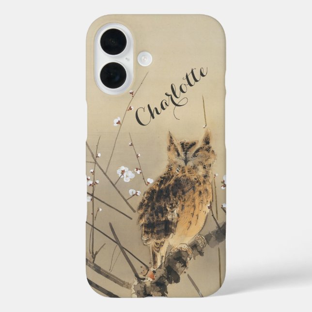 Funda iPhone 16 Florecimiento temprano de ciruelas por Nishimura G (Reverso )