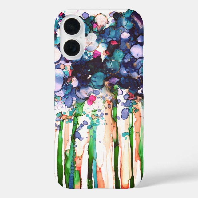 Funda iPhone 16 Flores (Reverso )