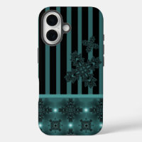 Flores artdeco en estilo retro
