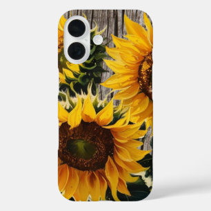 Funda iPhone 16 Flores De Campo Rústico En La Impresión De Barnboa