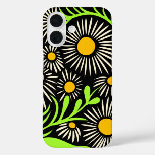 Funda iPhone 16 flores de manzanilla