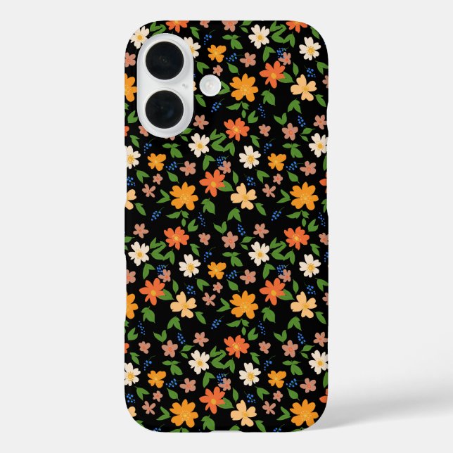 Funda iPhone 16 Flores de primavera (Reverso )
