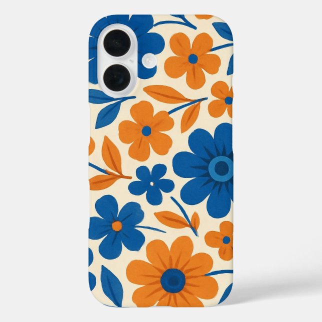 Funda iPhone 16 Flores de primavera (Reverso )