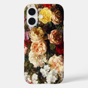 Funda iPhone 16 Flores de verano antiguas de Henri Fantin-Latour