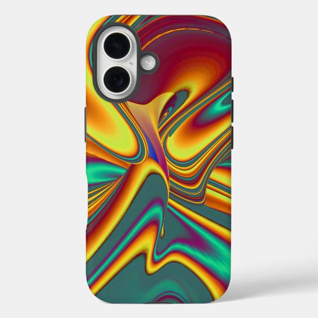 Funda iPhone 16 Flores Mágicas de Primavera Verano Otoño (Reverso )