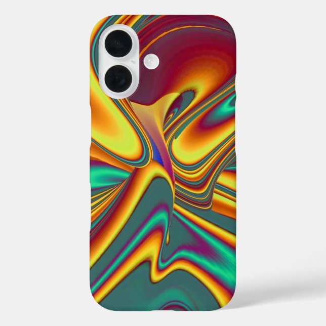 Funda iPhone 16 Flores Mágicas de Primavera Verano Otoño (Reverso )