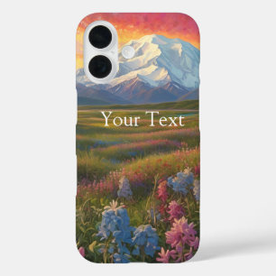 Funda iPhone 16 Flores silvestres de Denali