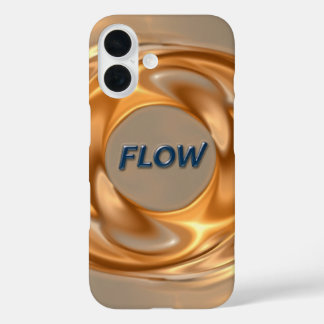 Funda iPhone 16 Flow Wave Symmetry Fluid Motion Decorative Art