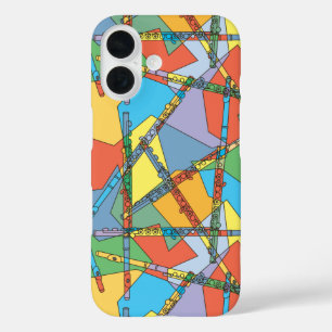 Funda iPhone 16 Fluidos abstractos