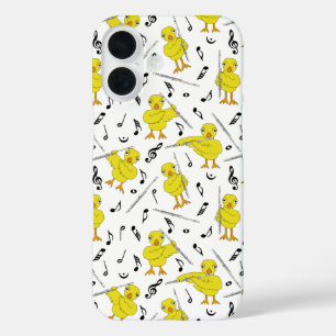 Funda iPhone 16 Flute Chick Music Notes