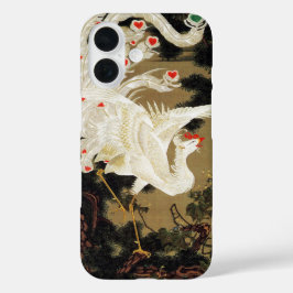 Funda iPhone 16 FLYING LOVE PHOENIX,Feathers,Hearts Valentine Day