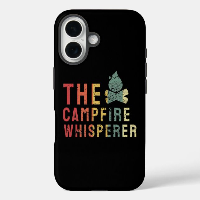 Funda iPhone 16 Fogata - Susurrador de fogata (Reverso )