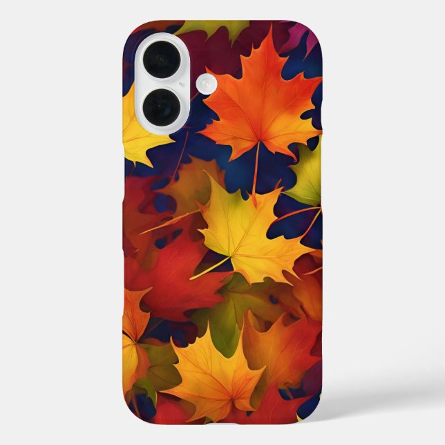Funda iPhone 16 Foliage de caída rusa (Reverso )