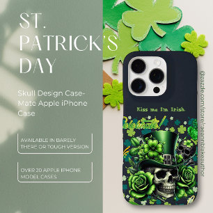Funda iPhone 16 "Fóllame Soy Irlandés" Cráneo Case-Mate para iPhon