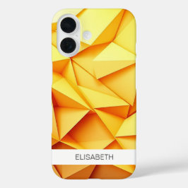 Funda iPhone 16 Fondo de acuarela artificial | Tu nombre