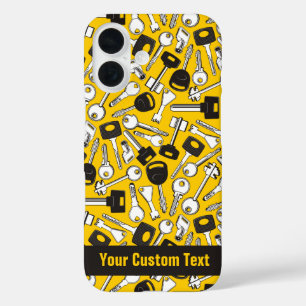 Funda iPhone 16 Fondo de conjunto de claves