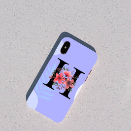 Funda iPhone 16 Forma Botánica Boho Retro con el nombre 1ª Capital