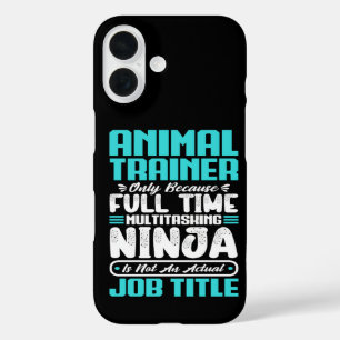 Funda iPhone 16 Formación divertida para el adiestrador de animale