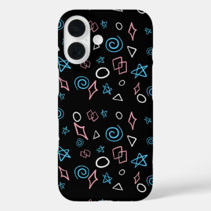 Funda iPhone 16 Formas de colores transgénero