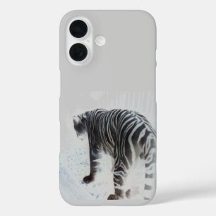 Funda iPhone 16 Foto de animales salvajes del Tigre Blanco