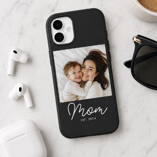 Funda iPhone 16 Foto de guión establecido de mamá negra