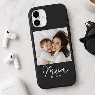 Funda iPhone 16 Foto de guión establecido de mamá negra 